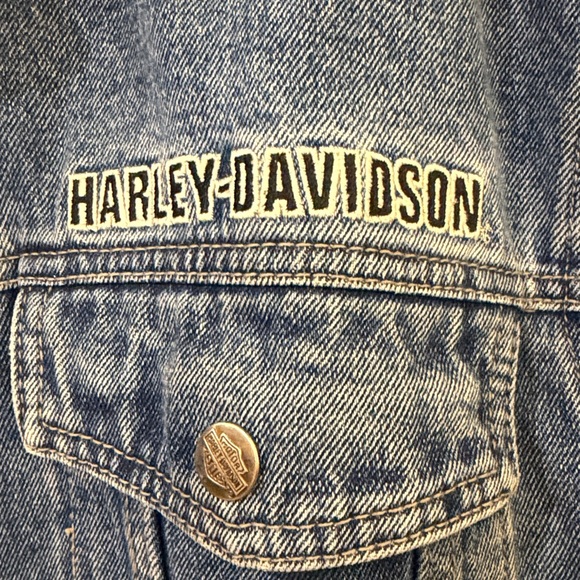 Harley-Davidson Men's Classic Blue Jacket - Picture 4 of 6